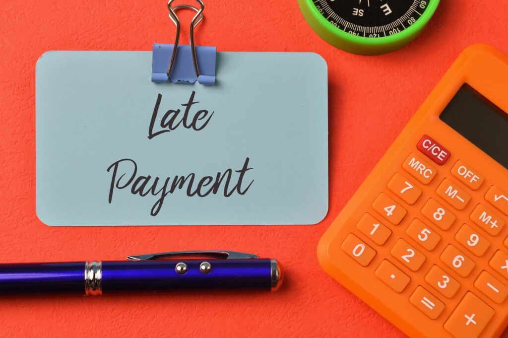 late payment and debts